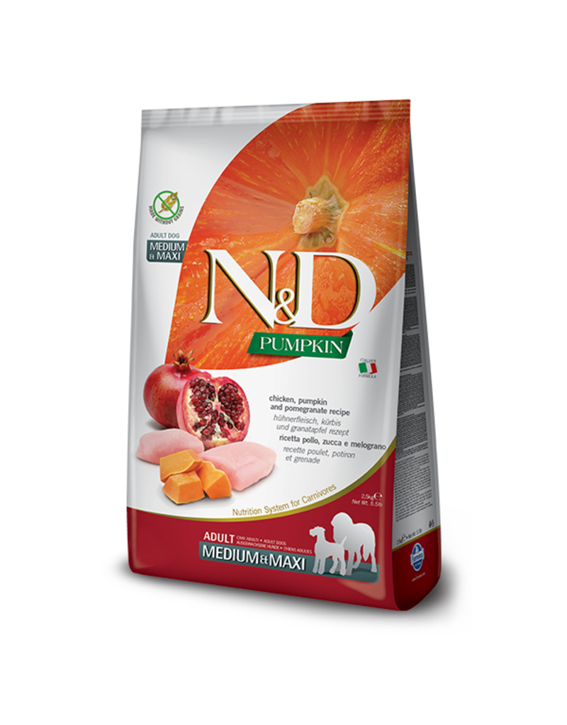 Farmina Adult Dog Grain Free Pumpkin Chicken & Pomegranate Medium & Maxi