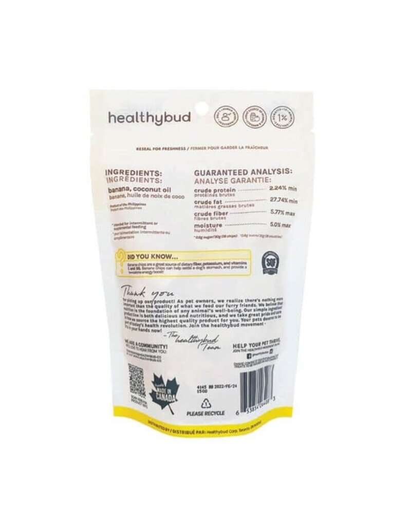 Healthybud Banana Chips 130 g