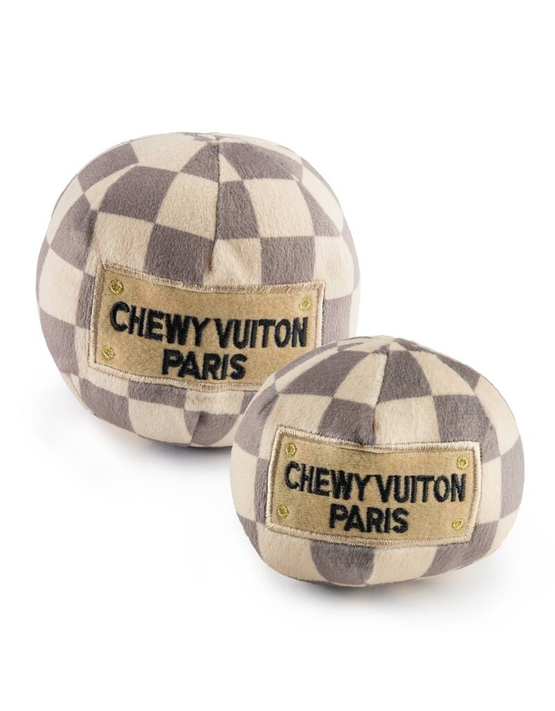 Haute Diggity Dog Chewy Vuiton Checker Ball