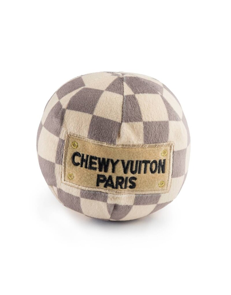 Haute Diggity Dog Chewy Vuiton Checker Ball
