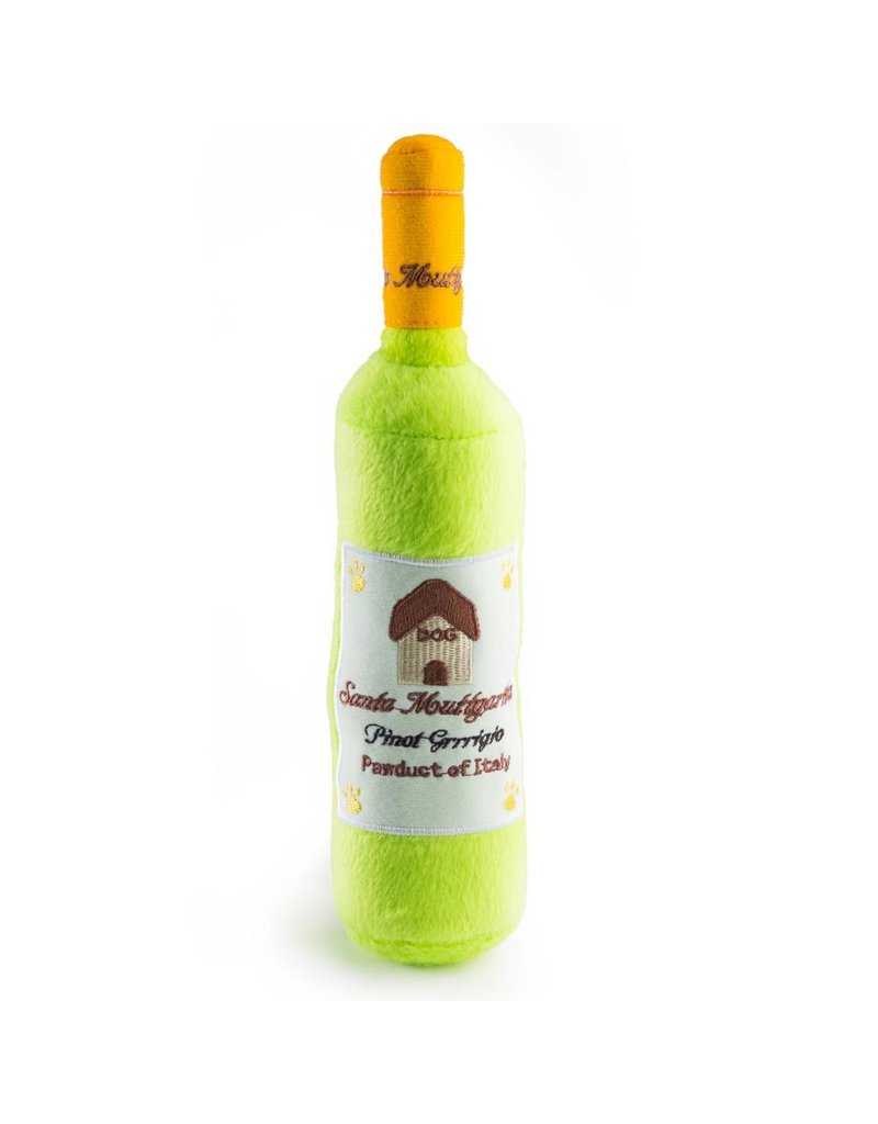 Haute Diggity Dog Santa Muttgarita Pino Grrrigio Wine Bottle Toy