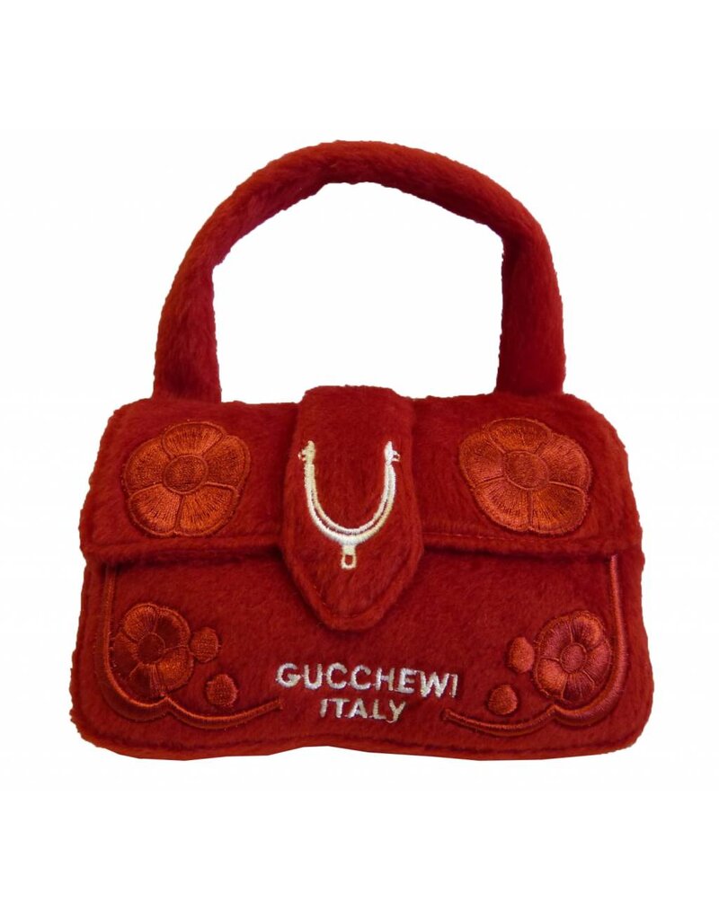 Dog Diggin Designs Red Gucchewi Purse