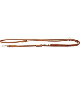 Collar Soft Adjustable 6ft Round Leather Leash