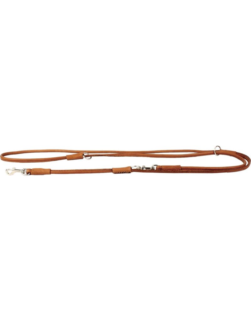 Collar Soft Adjustable 6ft Round Leather Leash