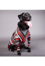 Yellow Hydrant Stripe Red/Black/White PJs