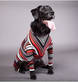 Yellow Hydrant Stripe Red/Black/White PJs