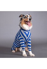 Yellow Hydrant Stripe Blue/Grey PJs