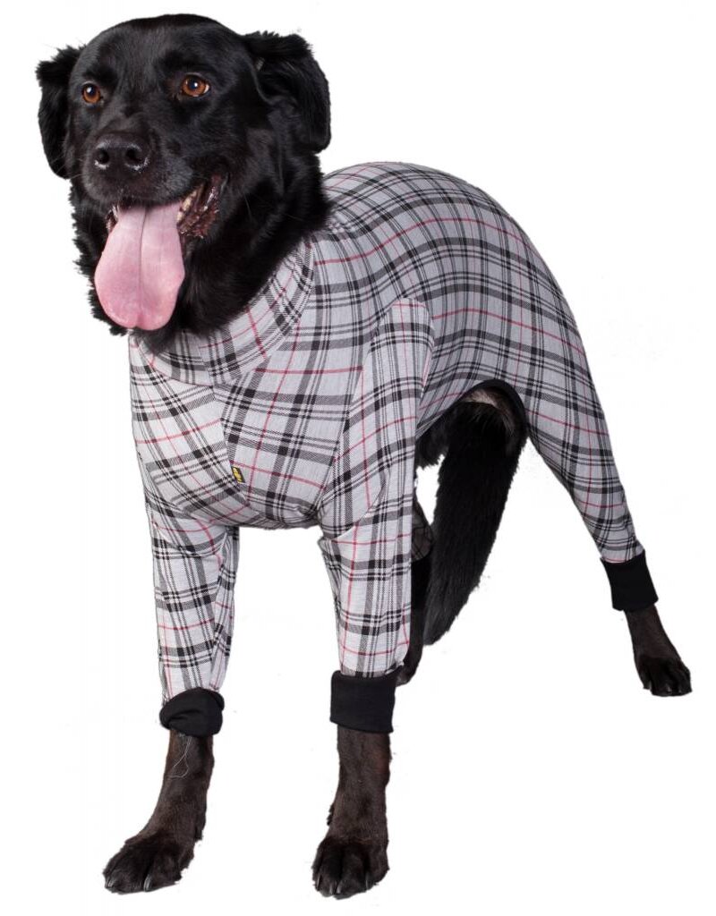 Yellow Hydrant Plaid Red/Grey/Black PJs