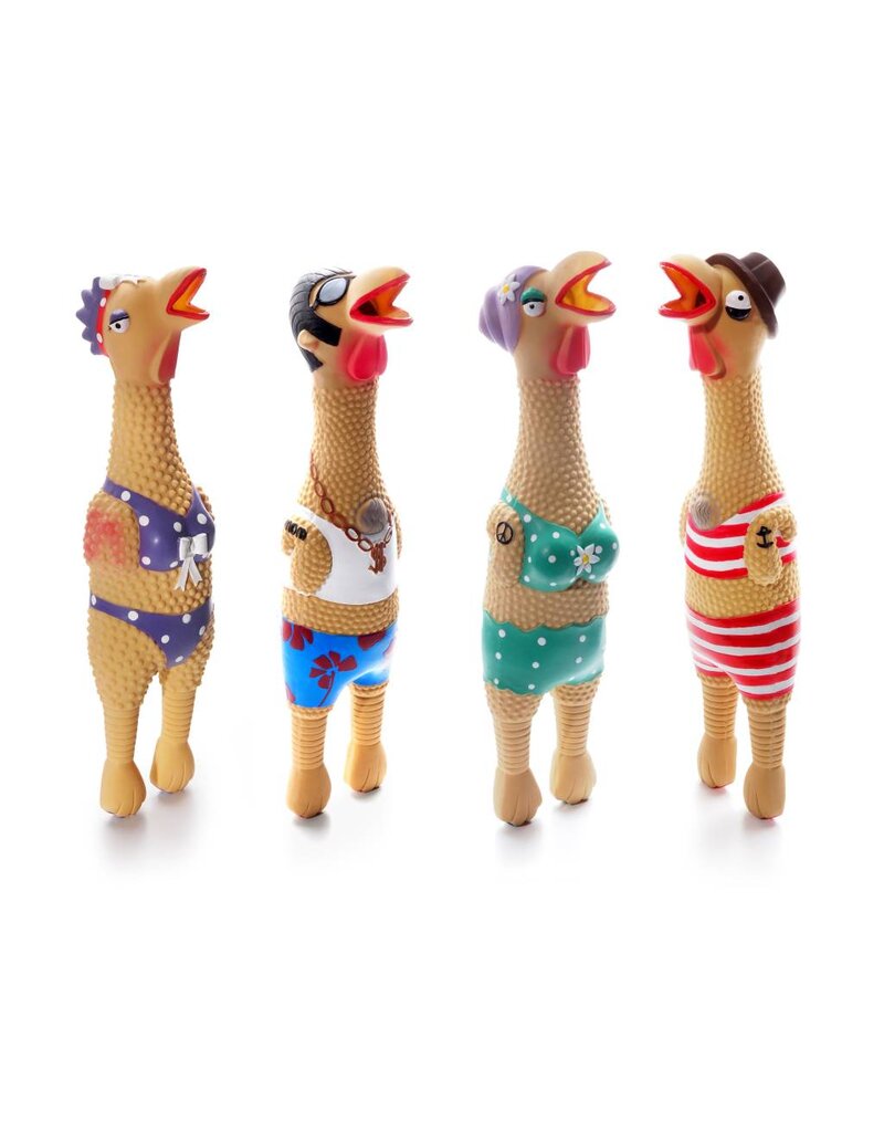 Charming Pet Charming Pet Squawkers Latex Chicken