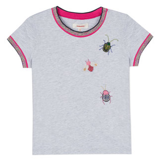 Catimini Jumpsuit in Lagoon-Blue Seersucker