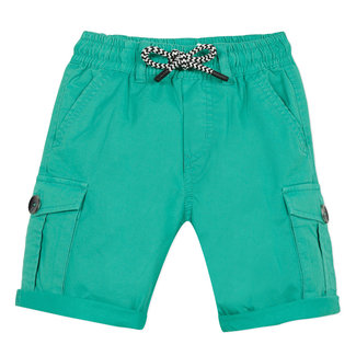 CATIMINI Boy's celadon green gabardine Bermuda shorts