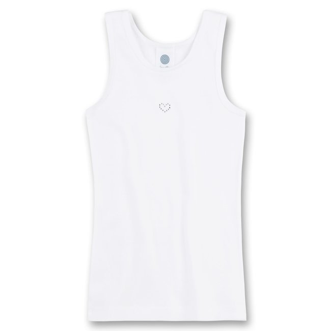 SANETTA Girl's undershirt with wide strip