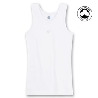 SANETTA Girl's undershirt with wide strip