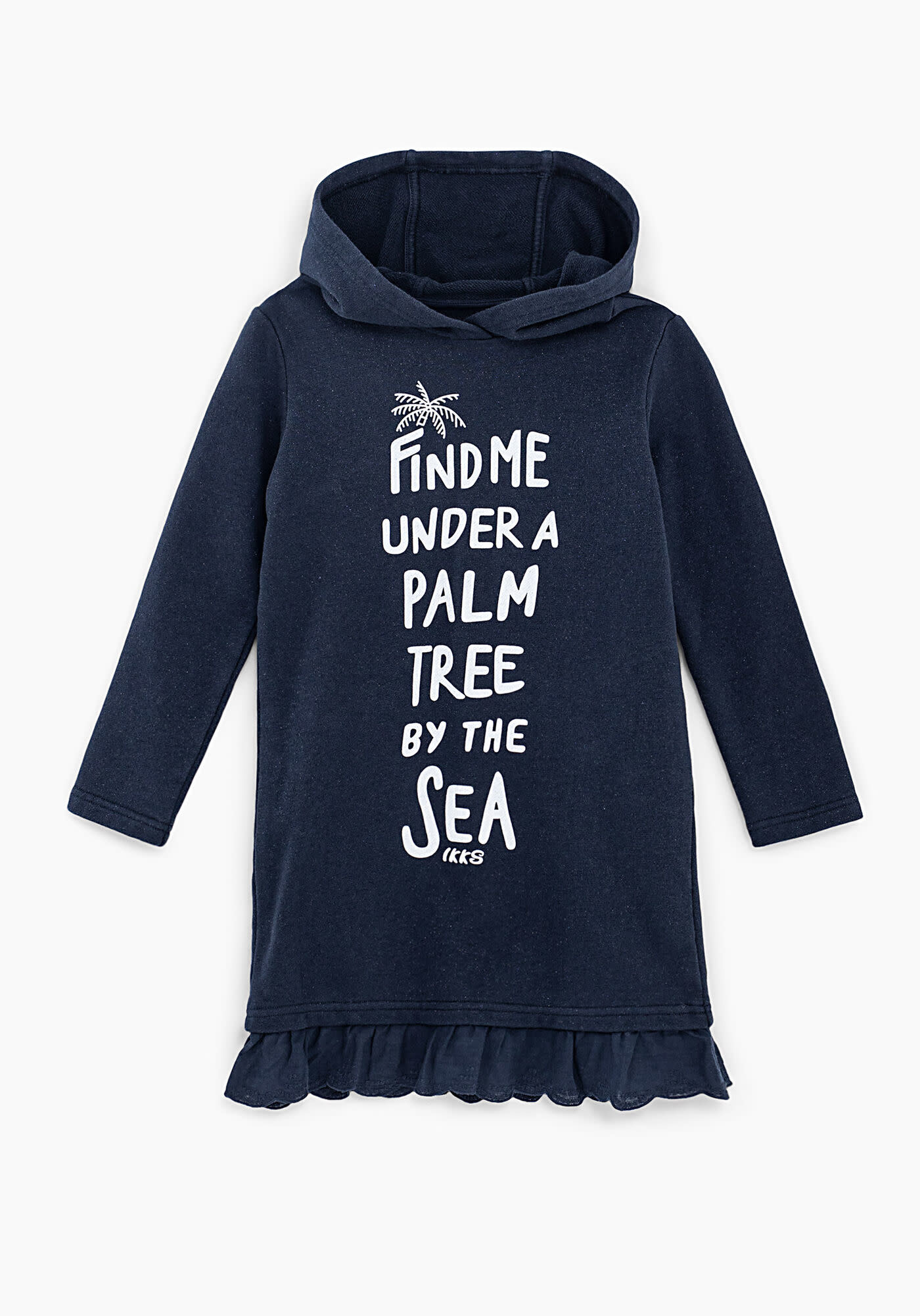 slogan sweatshirt dress