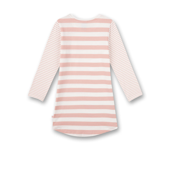 SANETTA Girls nightdress with pink stripes