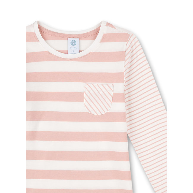 SANETTA Girls nightdress with pink stripes