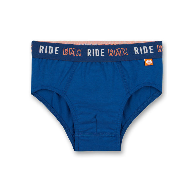 SANETTA Boys briefs (double pack) green and blue BMX