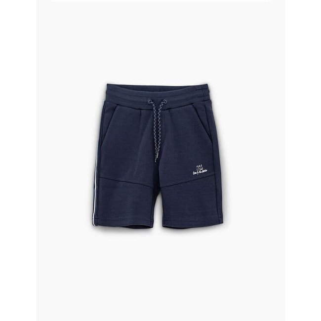 IKKS BOYS’ NAVY KNIT BERMUDAS WITH SIDE BAND