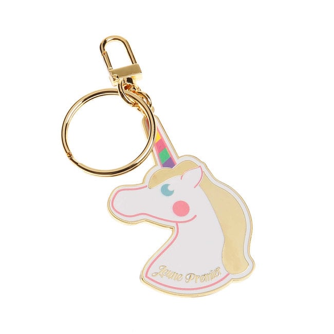 JEUNE PREMIER Keychain Unicorn Shiny Gold