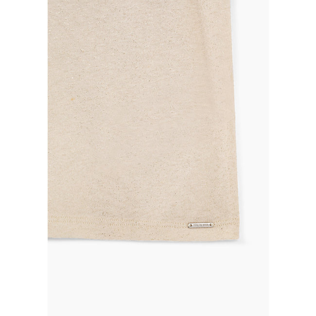 IKKS GIRLS’ CHAMPAGNE STUDDED VEST TOP