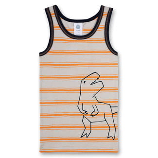 SANETTA Boys undershirt gray dino