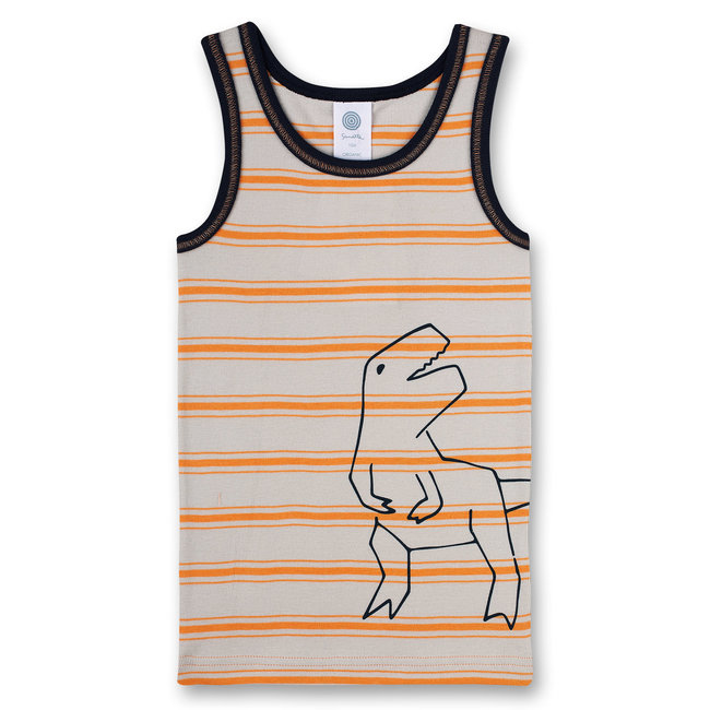 SANETTA Boys undershirt gray dino