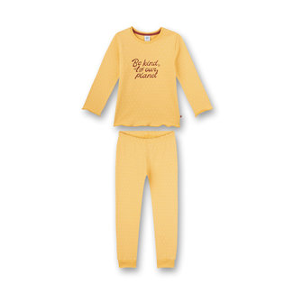 SANETTA Girls' pajamas yellow Back to Nature