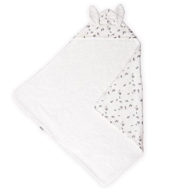 MOULIN ROTY Apres la Pluie - Rabbit Hooded Towel