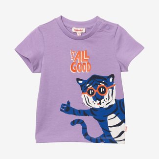 CATIMINI Baby boy's T-shirt with tiger in glasses