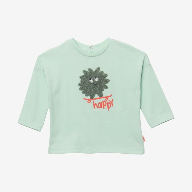CATIMINI Baby boy's green bouclé T-shirt