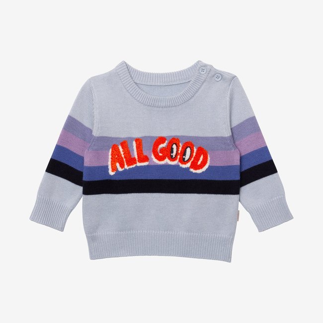 CATIMINI Baby boys' striped jumper with message