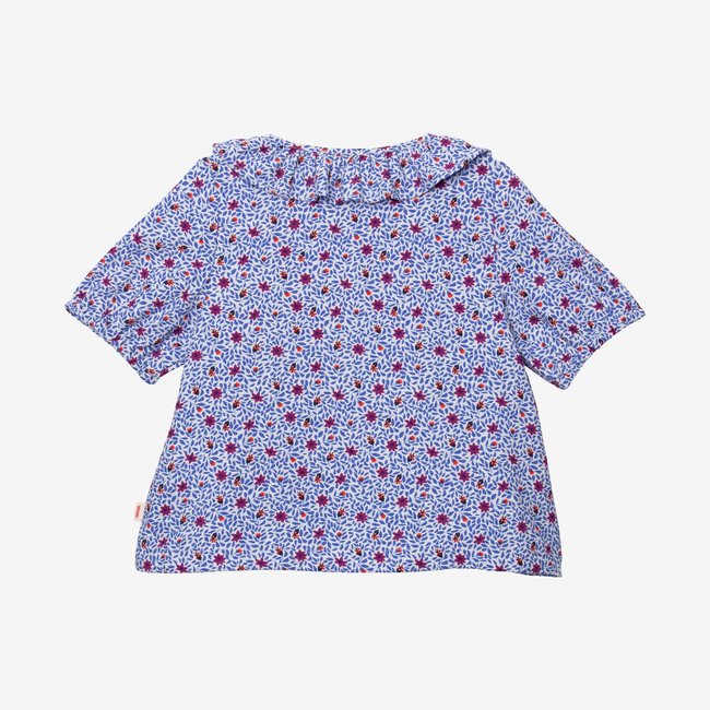 CATIMINI Girl's micro-floral blouse with snap