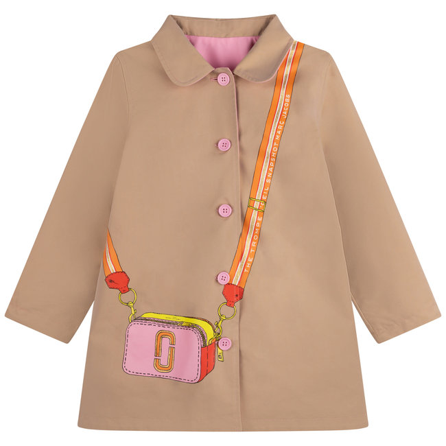 THE MARC JACOBS GIRLS REVERSIBLE SNAPSHOT BAG DESIGN TRENCH