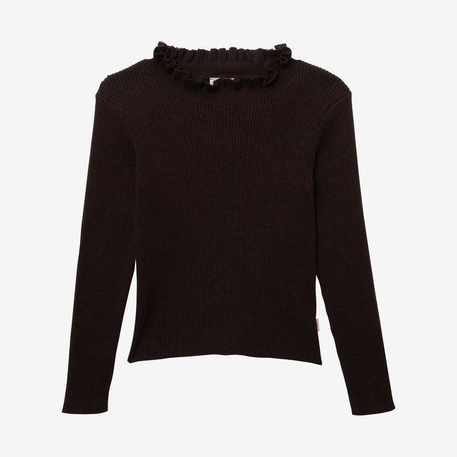 CATIMINI Girls' black knitted sweater