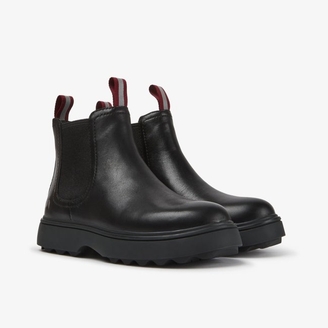 CAMPER Norte black leather ankle boots