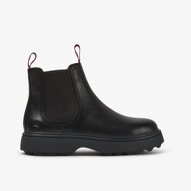 CAMPER Norte black leather ankle boots