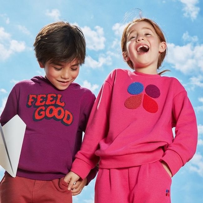 CATIMINI Boys' purple sweatshirt