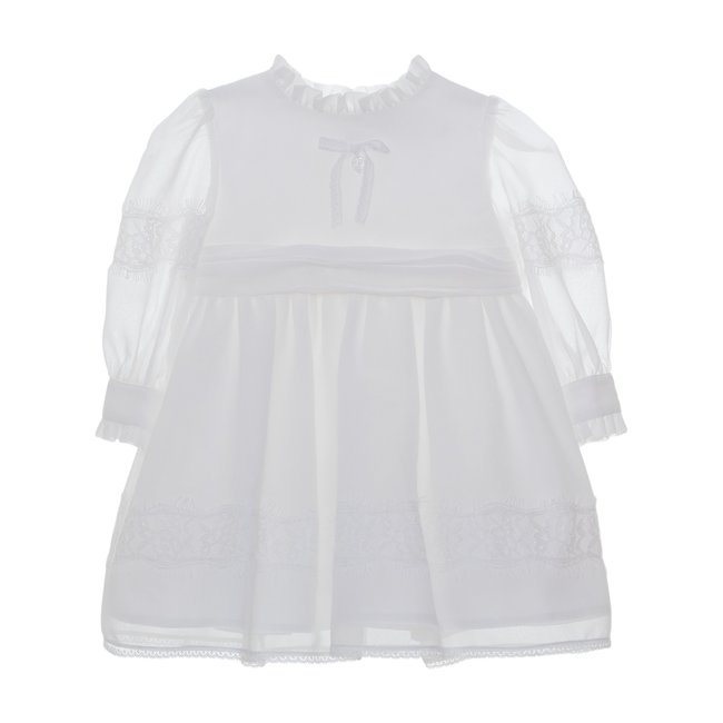 PATACHOU BABY GIRL WHITE DRESS