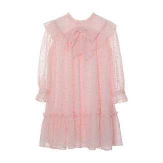 PATACHOU Girl Pale Pink Dots Dress