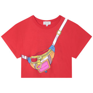 THE MARC JACOBS GIRLS RED SHORT SLEEVES T-SHIRT