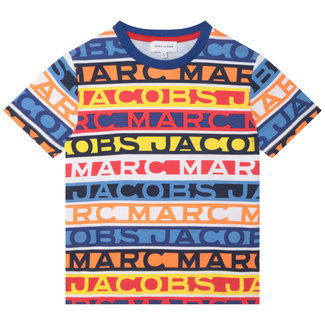 THE MARC JACOBS BOYS BLUE RED SHORT SLEEVES T-SHIRT