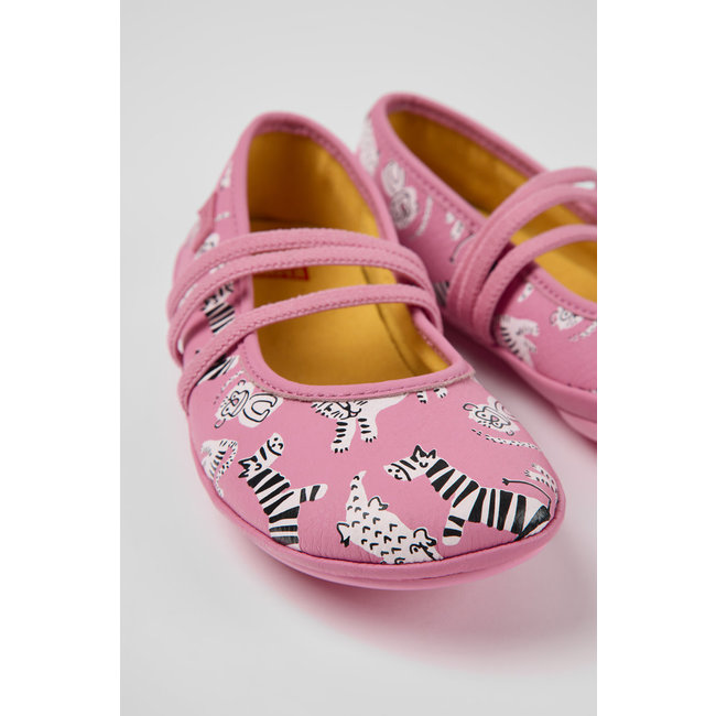 CAMPER Twins Pink ballerinas