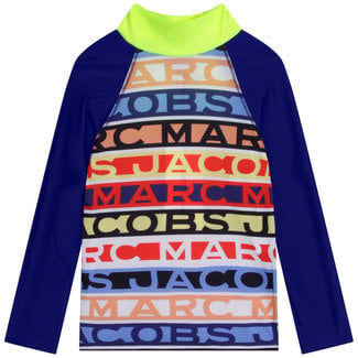 THE MARC JACOBS BLUE RED LONG SLEEVE T-SHIRT