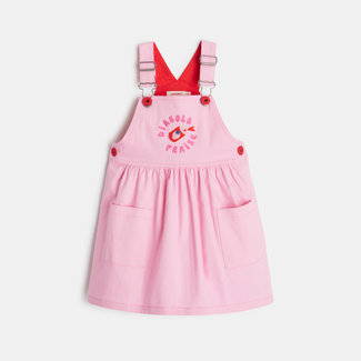 CATIMINI Baby girl's pink overall dress