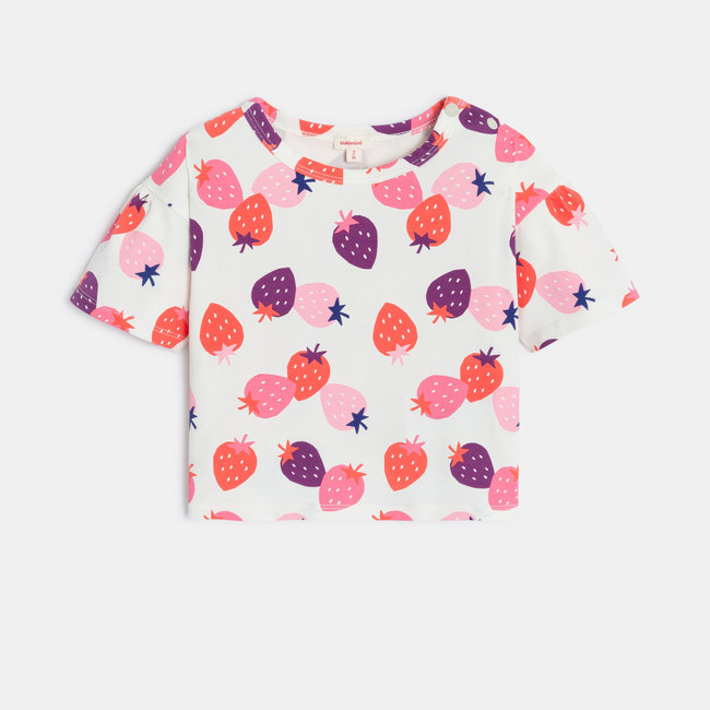 CATIMINI Baby girl's T-shirt with strawberries