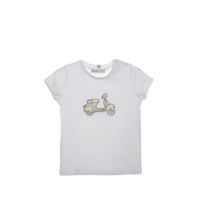 PATACHOU Mini Boy City White T-Shirt