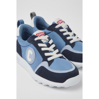 CAMPER Driftie blue sneaker with laces for kids