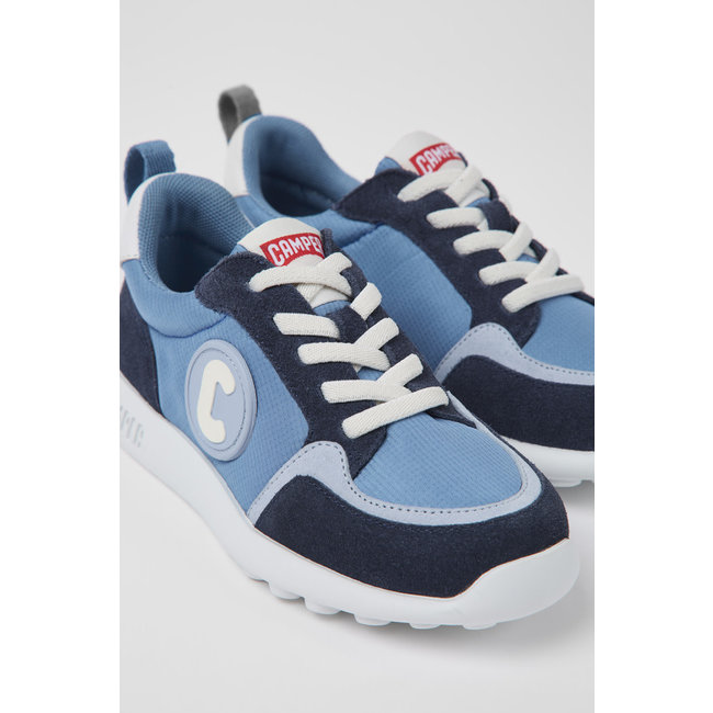 CAMPER Driftie blue sneaker with laces for kids