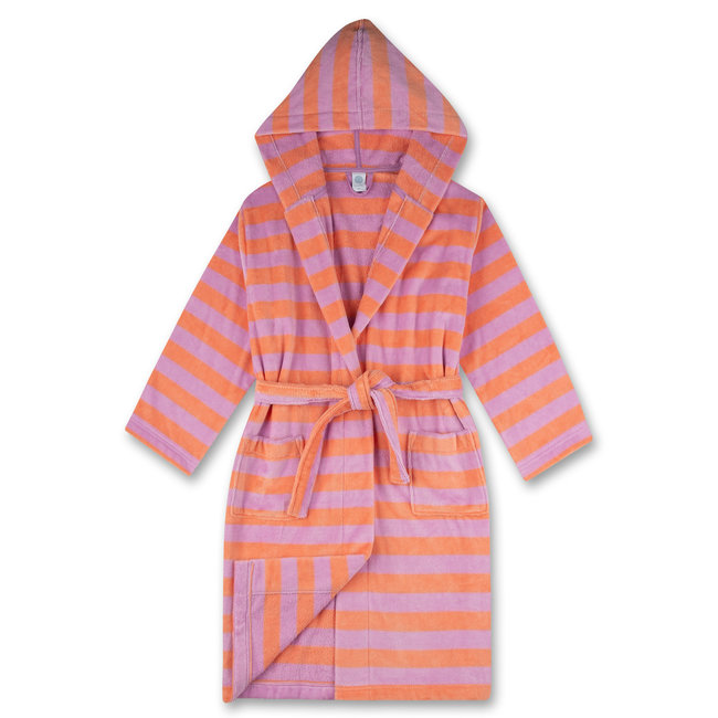 SANETTA Peach bathrobe for girls