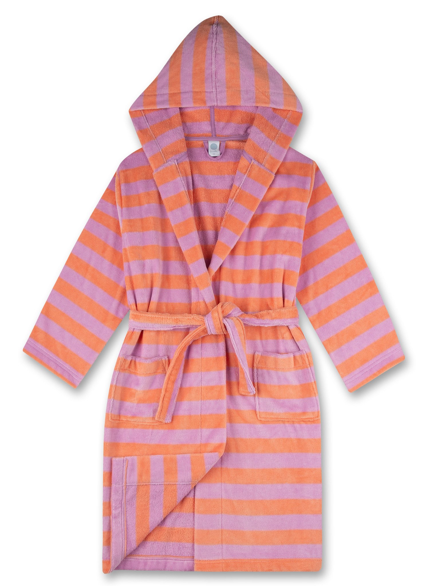 Peach bathrobe for girls | Sanetta Canada - Kidz Global Apparel Ltd.